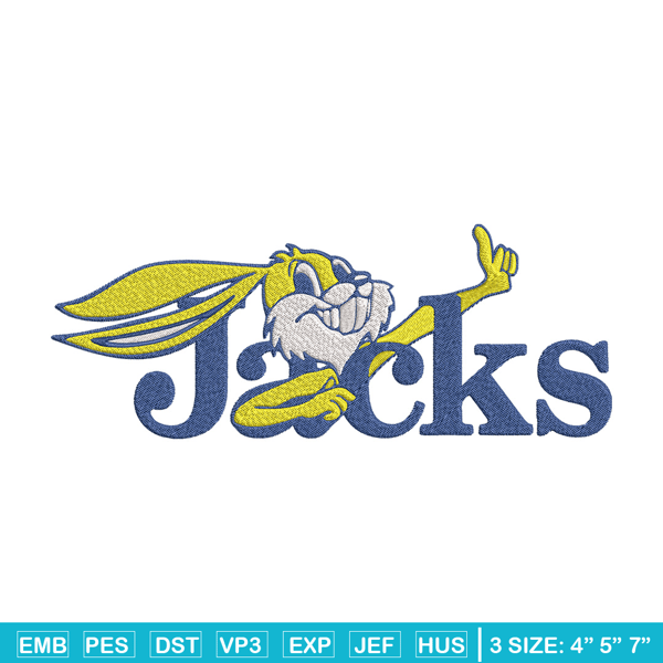 South Dakota State logo embroidery design, NCAA embroidery,Sport embroidery, Embroidery design,Logo sport embroidery.jpg