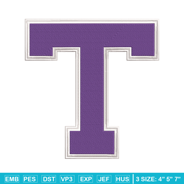 Tarleton Texans logo embroidery design, NCAA embroidery, Sport embroidery, logo sport embroidery, Embroidery design..jpg