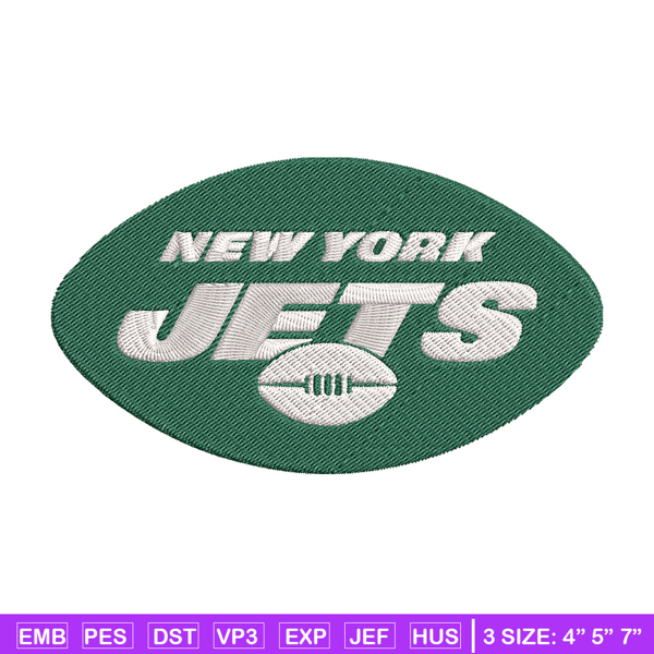 New York Jets Ball embroidery design, Jets embroidery, NFL embroidery, logo sport embroidery, embroidery design..jpg