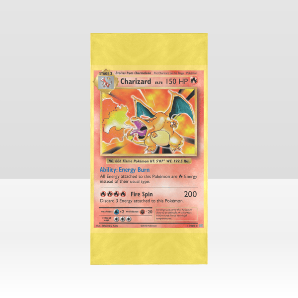 Charizard Card Beach Towel.png