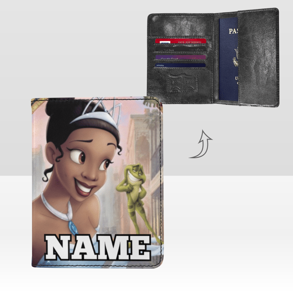 Princess and the Frog Passport Cover Custom NAME.png