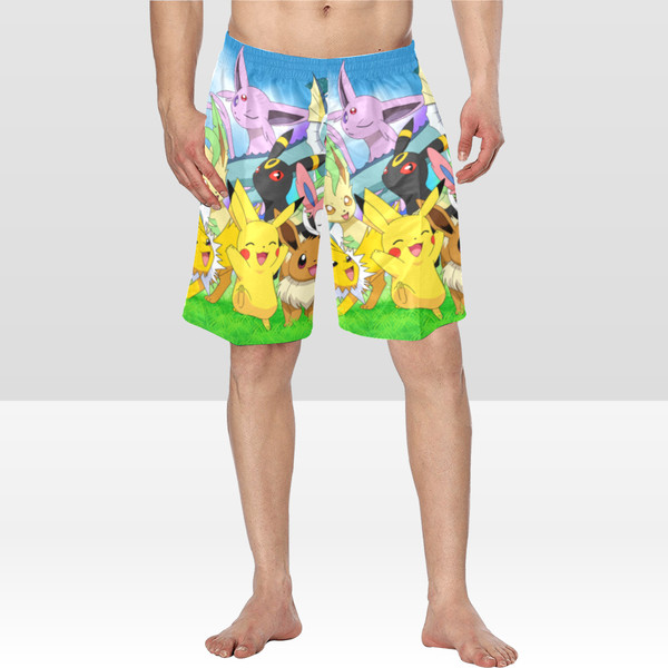 Pokemon Pikachu Swim Trunks.png