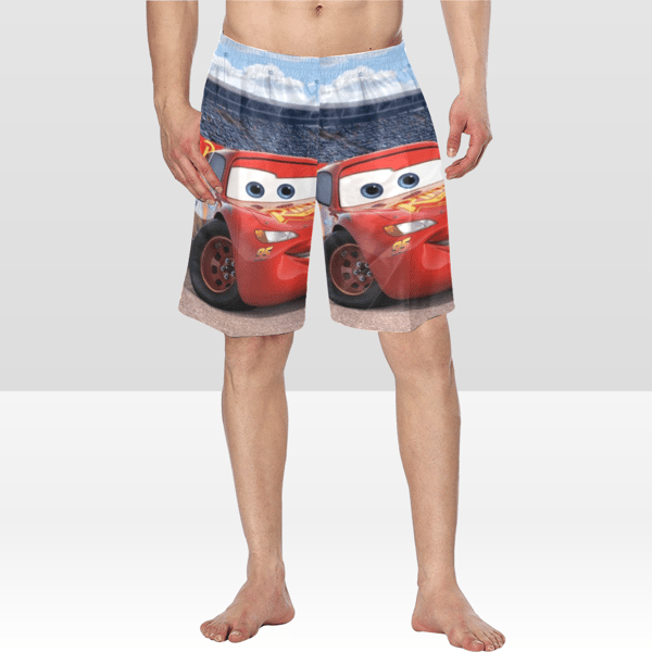 Cars Lightning McQueen Swim Trunks.png