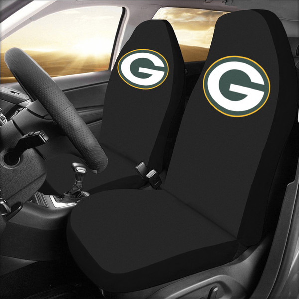 Green Bay Packers Car Seat Covers Set of 2 Universal Size.png