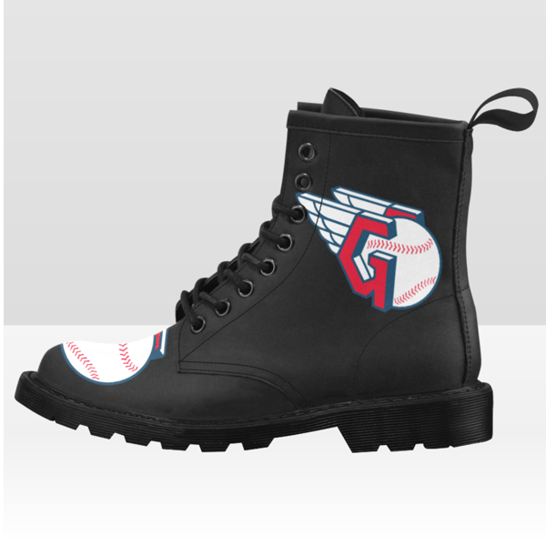 Cleveland Guardians Vegan Leather Boots.png