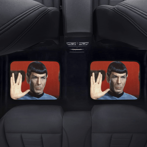 Star Trek Spock Back Car Floor Mats Set of 2.png