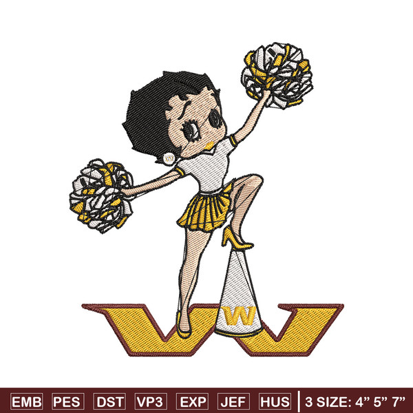 Cheer Betty Boop Washington Commanders embroidery design, Commanders embroidery, NFL embroidery, logo sport embroidery..jpg