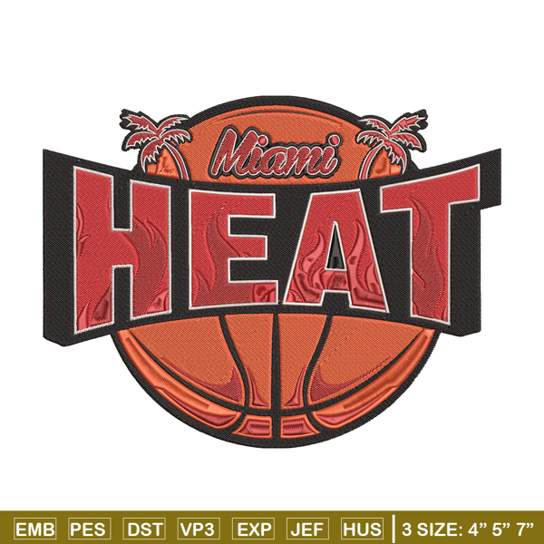 Miami Heat logo embroidery design, NBA embroidery, Sport embroidery, Embroidery design, Logo sport embroidery.jpg