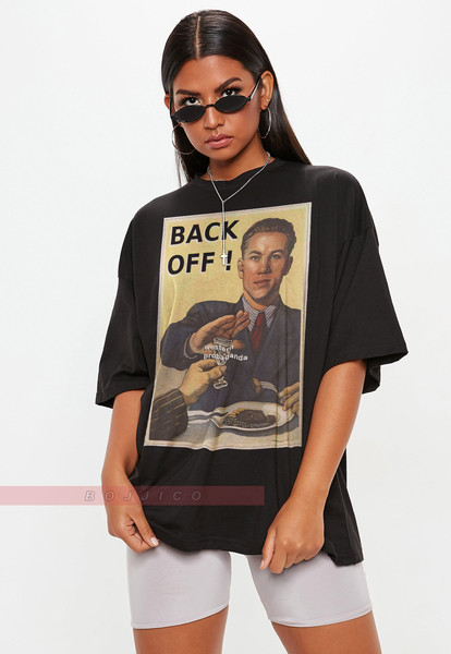 Back Off Western Propaganda Unisex Tees, Anti Propaganda Shirt, Defund the Mainstream Media Shirt, Smiley Shirt, Awake Not Woke Shirt.jpg