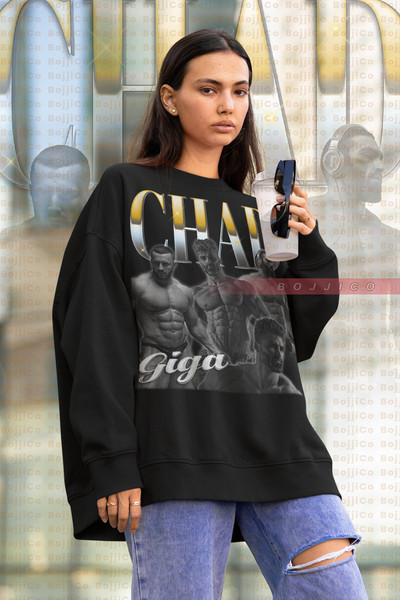 GIGA CHAD Meme Sweatshirt, Masculin YES Sweater, Sharp jaw Tight Abs No Flaws Giga Chad, Chad Meme Sweater, Body Builder, Gym, Flex Muscle.jpg