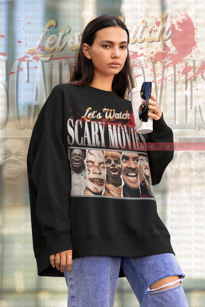 Let's Watch Scary Movie Sweatshirt, Us, Exorcist, Shining, Freddy Krueger, Annabelle Retro Shirt, Horror, Retro T-Shirt, Devil Face Scream.jpg