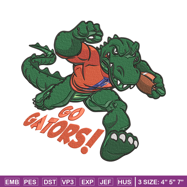 Florida Gators mascot embroidery design,NCAA embroidery,Sport embroidery,logo sport embroidery,Embroidery design.jpg