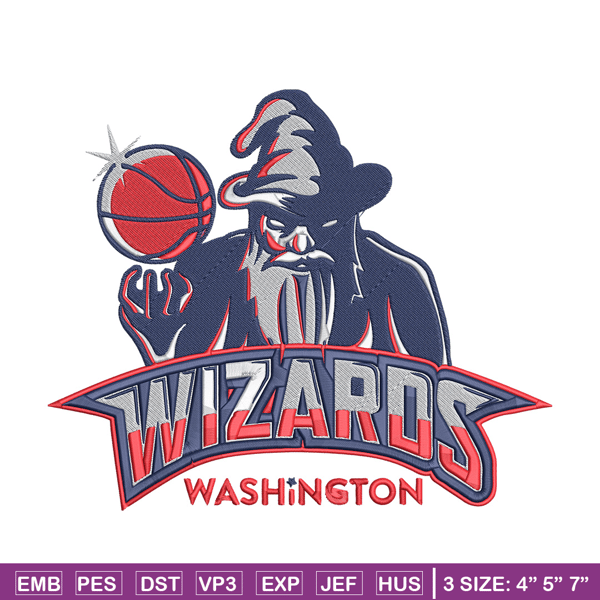 Washington Wizards logo embroidery design, NBA embroidery, Sport embroidery,Embroidery design , Logo sport embroidery..jpg