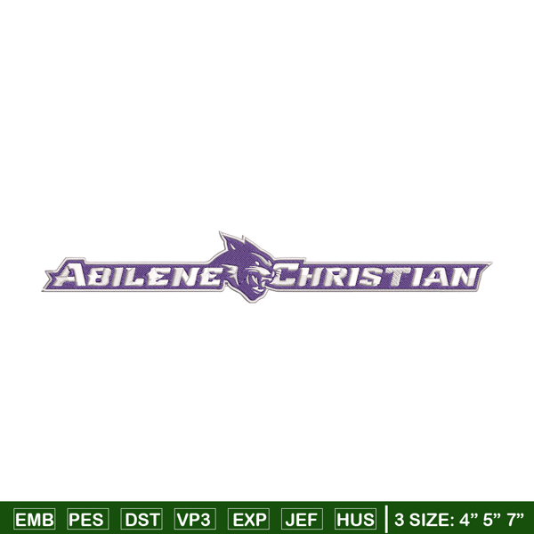 Abilene Christian logo embroidery design, NCAA embroidery, Sport embroidery, logo sport embroidery, Embroidery design..jpg