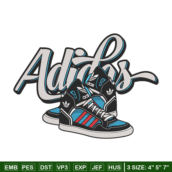 Adidas logo Embroidery Design, Rugrats Embroidery, Embroidery File, Anime Embroidery, Adidas shirt, Digital download.jpg