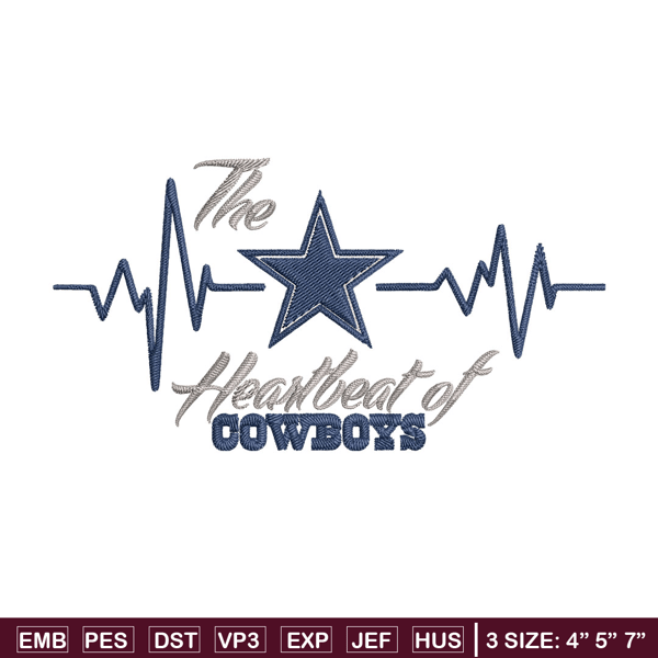 The heartbeat of Dallas Cowboys embroidery design, Dallas Cowboys embroidery, NFL embroidery, logo sport embroidery..jpg