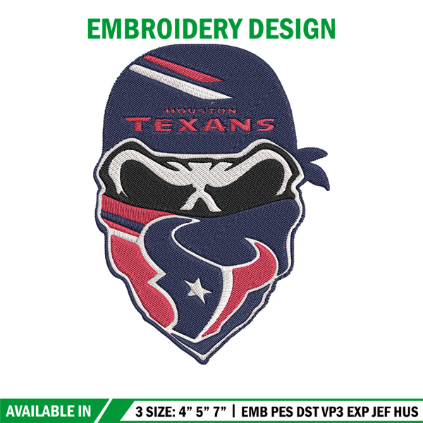 Skull Houston Texans embroidery design, Houston Texans embroidery, NFL embroidery, sport embroidery, embroidery design..jpg