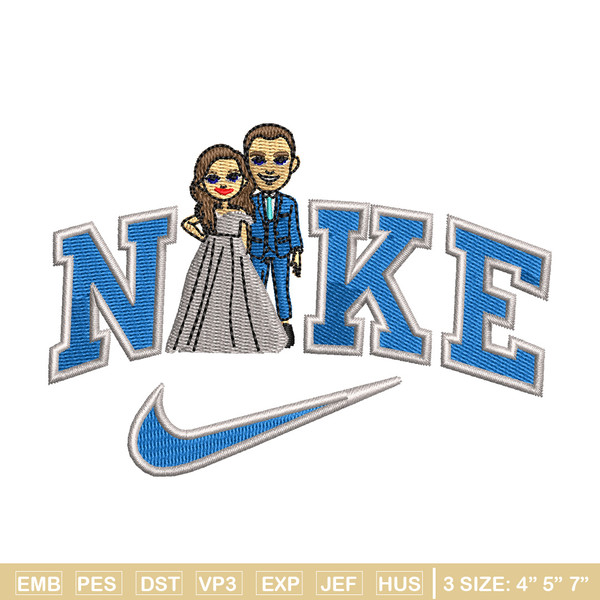 Couple x nike embroidery design, Couple embroidery, Nike design, Embroidery shirt, Embroidery file, Digital download.jpg