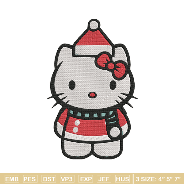 Hello kitty chrismas Embroidery Design, Kitty Embroidery,Embroidery File,Anime Embroidery, Anime shirt,Digital download.jpg