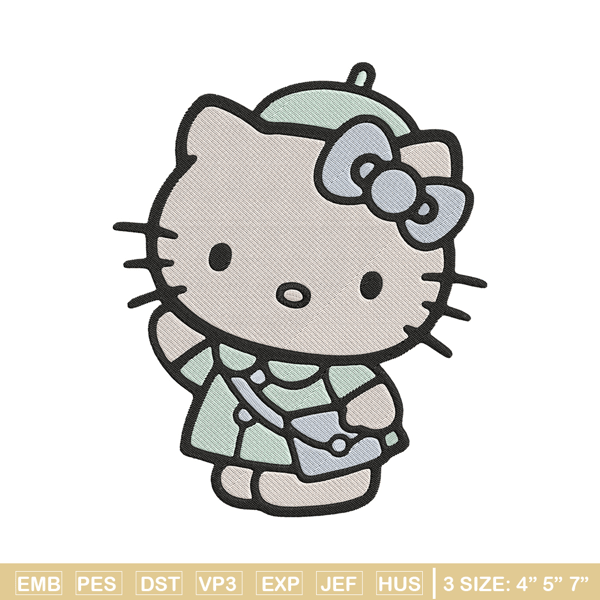 Hello Kitty girl Embroidery Design, Hello kitty Embroidery, Embroidery File, Anime Embroidery, Digital download.jpg