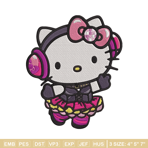 Hello Kitty idol Embroidery Design, Hello kitty Embroidery, Embroidery File, Anime Embroidery, Digital download.jpg