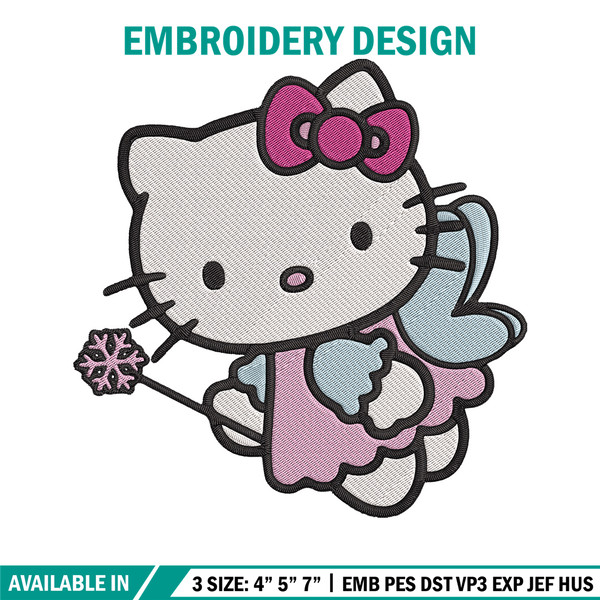 Hello kitty fairy Embroidery Design, Hello kitty Embroidery, Embroidery File, Anime Embroidery, Digital download.jpg