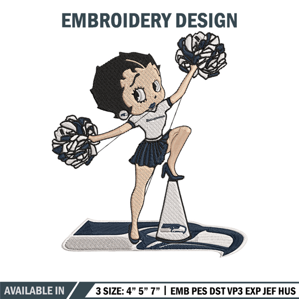 Cheer Betty Boop Seattle Seahawks embroidery design, Seattle Seahawks embroidery, NFL embroidery, logo sport embroidery..jpg