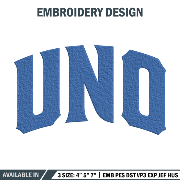 New Orleans logo embroidery design, NCAA embroidery,Embroidery design,Logo sport embroidery,Sport embroidery.jpg