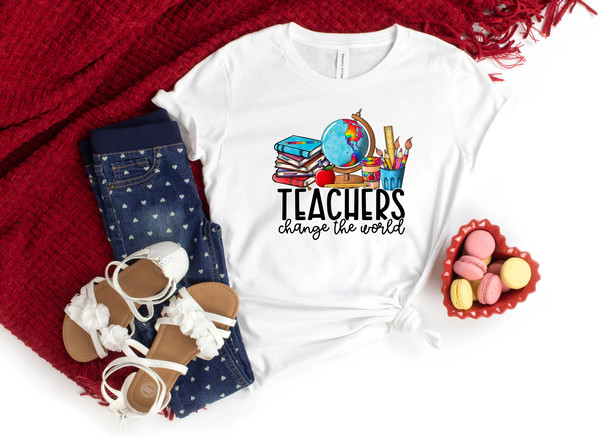 Inspirational Teacher Shirts, Teach Love Inspire Shirt, Back To School Shirt, First Grade Teacher Shirts, Teacher Appreciation Shirt.jpg