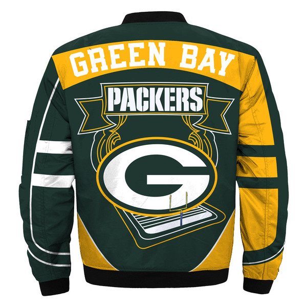 Green Bay Packers Bomber Jackets Football Custom Name, Green Bay Packers NFL Bomber Jackets, NFL Bomber Jackets