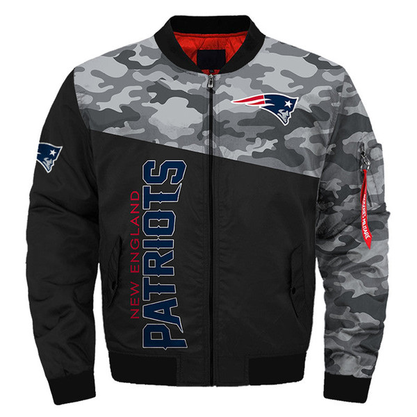 New England Patriots Military Bomber Jackets Custom Name, New England Patriots NFL Bomber Jackets, NFL Bomber Jackets