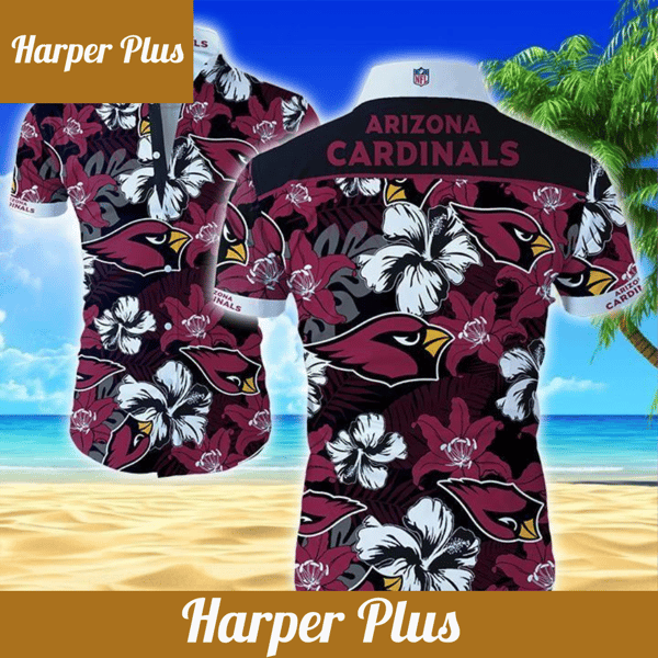 Beach Shirt NFL Arizona Cardinals Hawaiian Shirt - Trendy Aloha.jpg