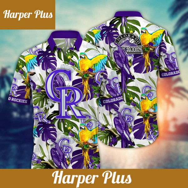 Colorado Rockies MLB Hawaiian Shirt Sunglassestime Aloha Shirt - Trendy Aloha.png