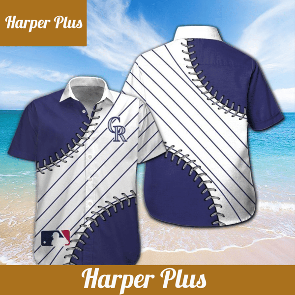 Colorado Rockies Short Sleeve Button Up Tropical Hawaiian Shirt VER02 - Trendy Aloha.jpg
