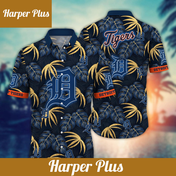 Detroit Tigers MLB Hawaiian Shirt Evening Strolls Aloha Shirt - Trendy Aloha.png