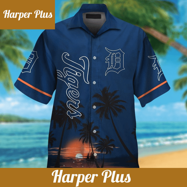 Detroit Tigers Short Sleeve Button Up Tropical Hawaiian Shirt VER07 - Trendy Aloha.jpg