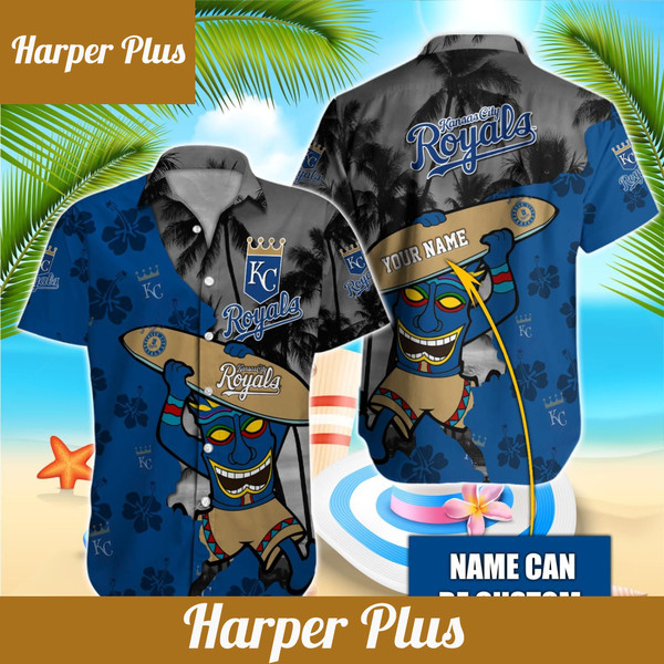 Kansas City Royals Personalized Name Hawaiian Shirt - Trendy Aloha.jpg