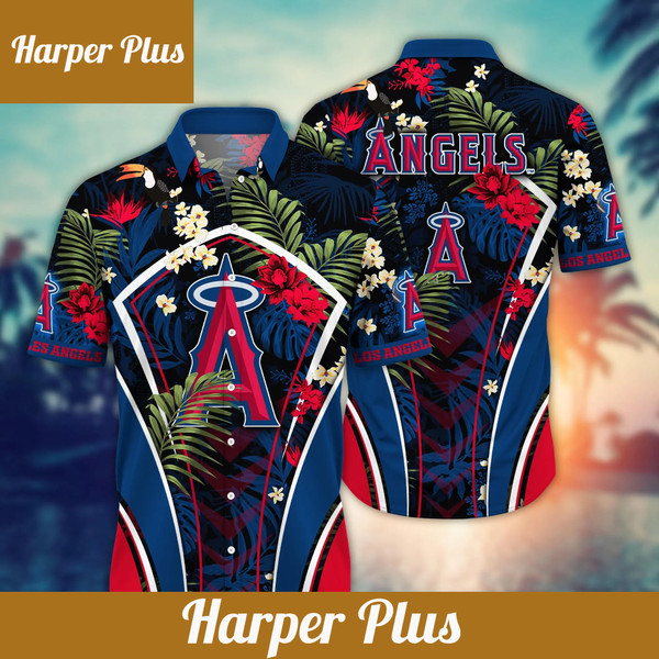 Los Angeles Angels MLB Hawaiian Shirt Summer Camps Aloha Shirt - Trendy Aloha.png