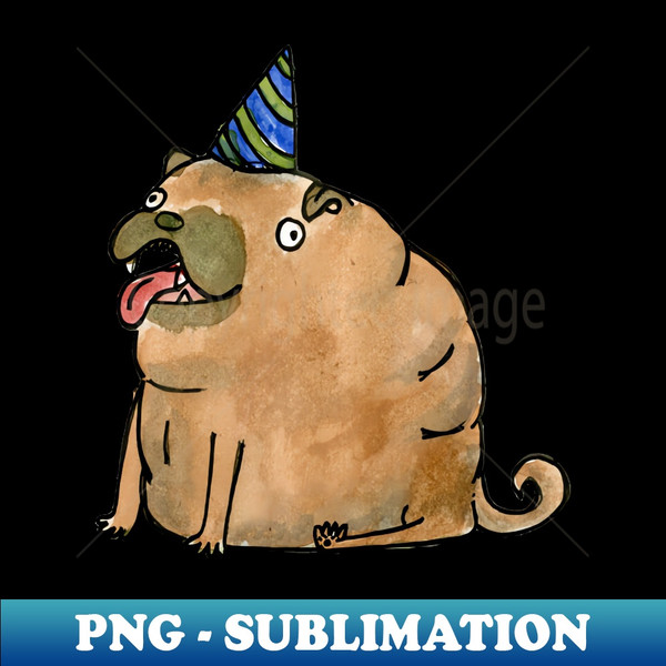 WO-49179_Party Dog with a Party Hat 8824.jpg