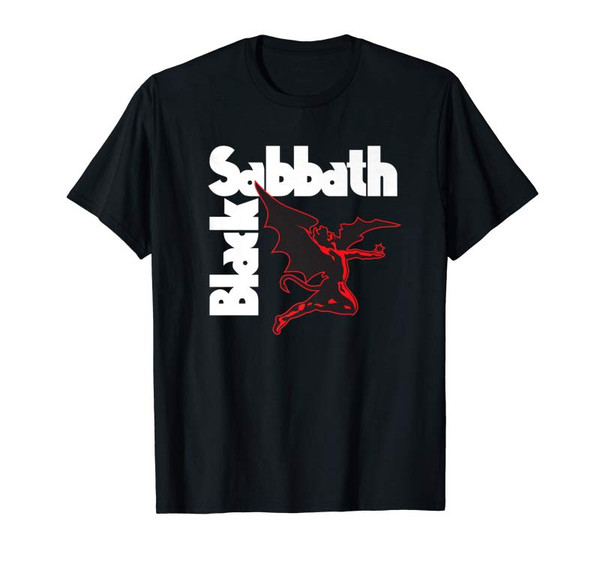 Adorable Black Sabbath Demon Logo T-Shirt - Tees.Design.png