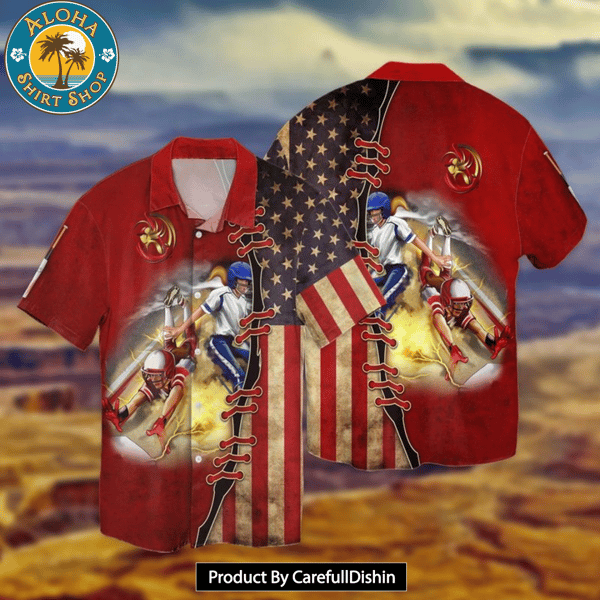 4th Of July Independence Day American Flag Baseball Hawaiian Shirt.jpg