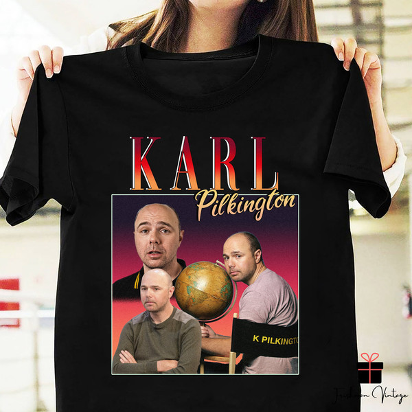 Karl Pilkington Homage T-Shirt, Karl Pilkington Fan Shirt, The Ricky Gervais Show Lover Shirt, An Idiot Abroad  The Moaning of Life Shirt.jpg