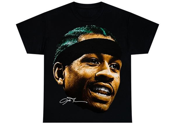 ALLEN IVERSON T-SHIRT  Rare The Answer Rap Tee Vintage Style Graphic Print  Collectible Kobe Lebron Shaq.jpg