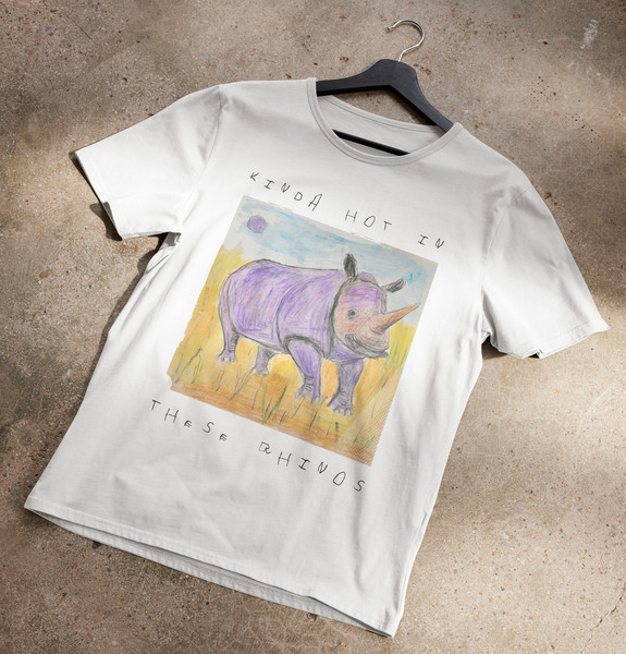 Kinda Hot In These Rhinos T-Shirt.jpg