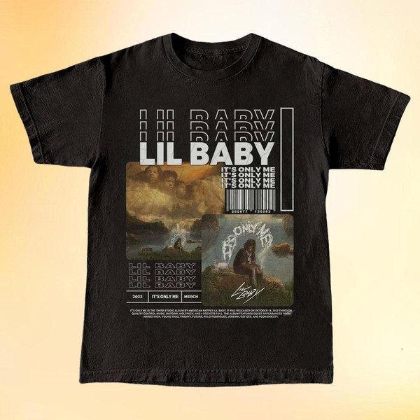 Lil Baby Shirt, Lil Baby Tee, Lil Baby It's Only Me Album Shirt, Lil Baby Unisex Softstyle Shirt, Rap Hip Hop Shirt, Gift Fan.jpg