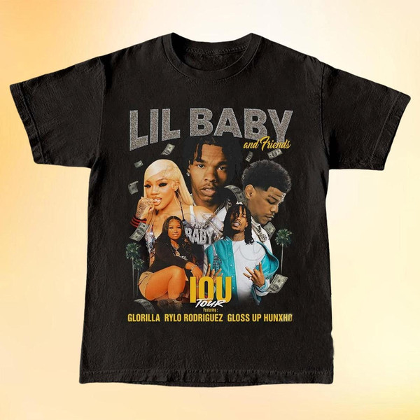 Lil Baby Shirt, Lil Baby Tee, Lil Baby And Friends Shirt, Lil Baby Unisex Softstyle Shirt, Rap Hip Hop Shirt, Gift Fan.jpg