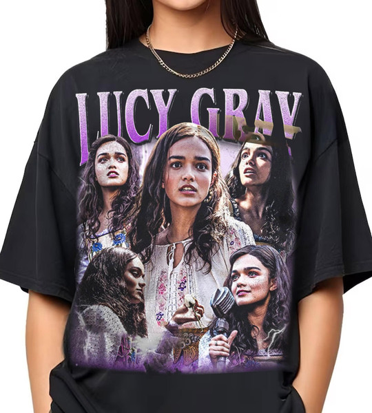 Vintage Lucy Gray shirt,Gift For Woman and Man, 2023 Movie Character Shirt,Rachel Zegler Actress Shirt,comfort colors shirt.jpg