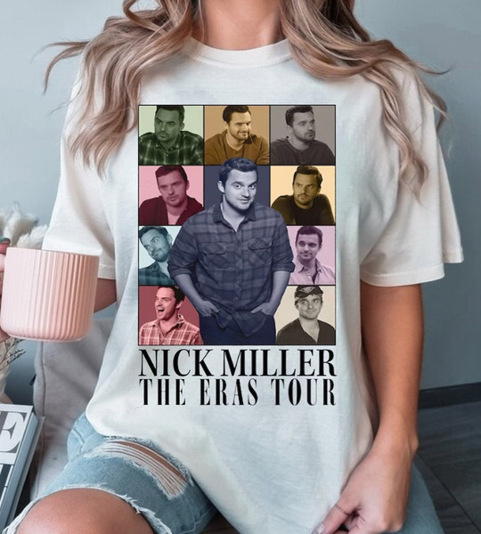 Vintage Nick Miller Eras Shirt,New Girl Movie Shirt,Nick Miller Homage TShirt,Gift For Fan,Retro 90s Sweashirt,comfort colors shirt.jpg