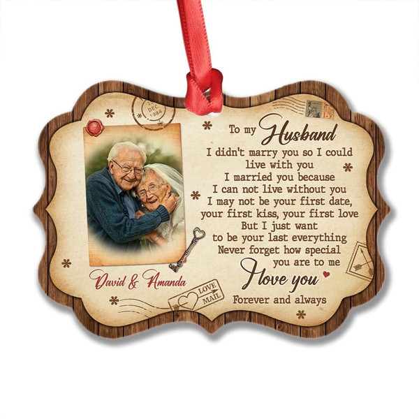 Personalized Aluminum Couple Ornament To My Husband.jpg