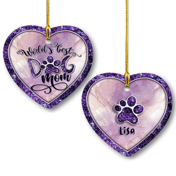 Personalized Ceramic Best Dog Mom Ornament.jpg